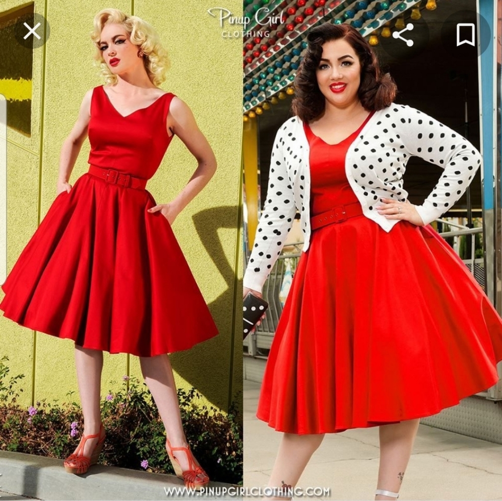 Pug pinup girl clothing Havana nights dress